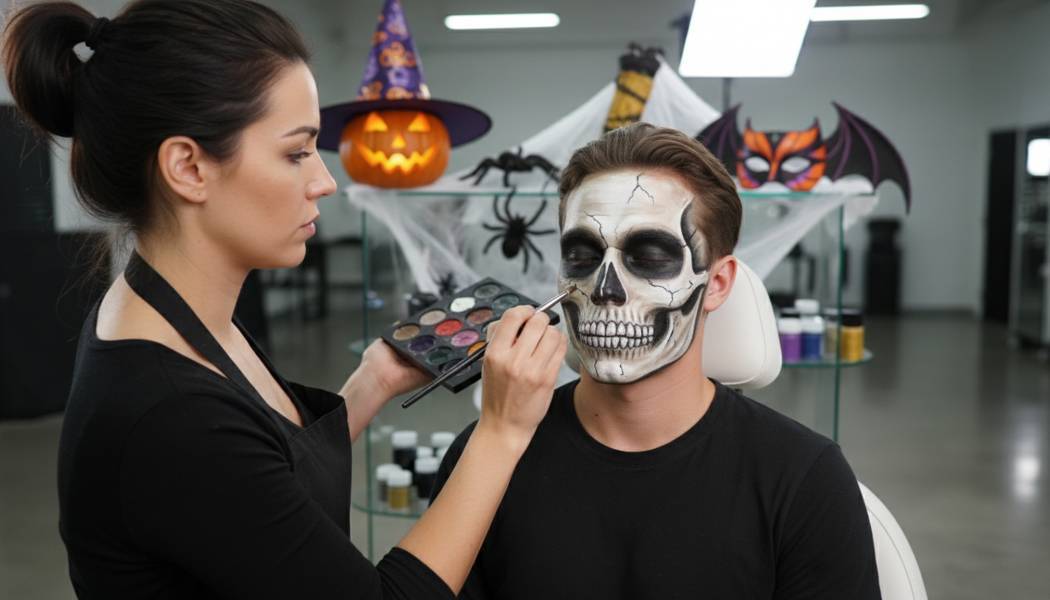 Dịch Vụ Vẽ Mặt Halloween Tại Quận 10. Ảnh 2